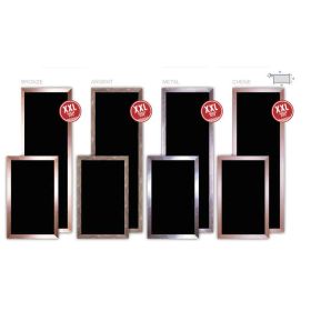 06083 Ardoise noire murale 50x80 cm cadre argent