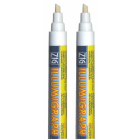 Lot de 2 Feutres craies effaçables blanc pointe fine