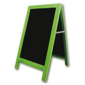 C-1811 Chevalet cadre bois lazuré vert
