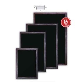 05644 Ardoise noire mural 60x90cm format portrait couleur wengé