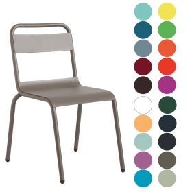CIS-8055 Chaise de terrasse aluminium couleur au choix