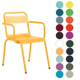 CIS-8056 Fauteuil de terrasse aluminium couleur au choix