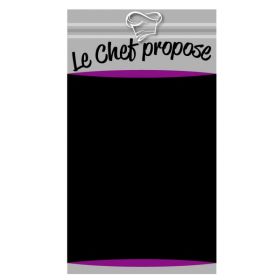 C-3786 Ardoise murale format 90x50 cm couleur violet