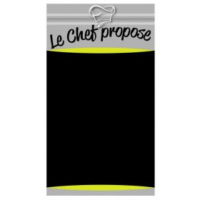 C-3788 Ardoise murale format 90x50 cm couleur pistache