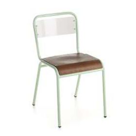 CBC-916 Chaise restaurant type ecolier style industriel vintage