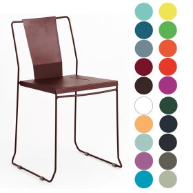 CIS-8011 Chaise de terrasse acier galvanisé couleur au choix