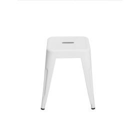 CMI-251-BA TABOURET DOLIX H 46CM BLANC