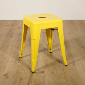 CMI-251-J Tabouret empilable couleur jaune