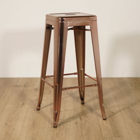 CMI-253-CO Tabouret haut empilable couleur copper