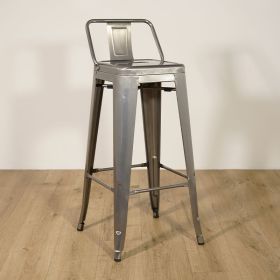 CMI-253D-BT Chaise haute de bar empilable couleur brut