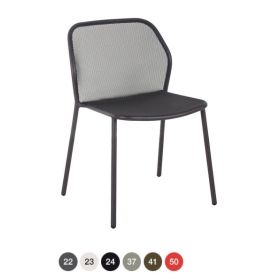 CMU-521 Chaise de terrasse assise et dossier perforé