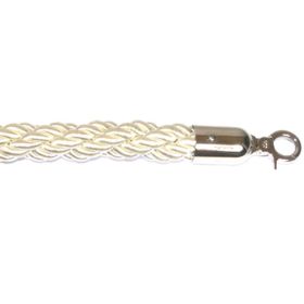 CPT-IBL Corde en tressage blanc pour potelet inox 1.50 m