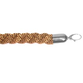 CPT-IM-FONCE Corde en tressage miel foncé pour potelet inox 1.50 m