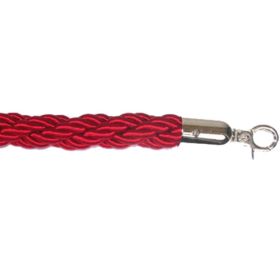 CPT-IR Corde en tressage rouge pour potelet inox 1.50 m