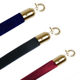 CPV-D Corde en velour pour potelet laiton