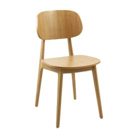 CZX-02B-NT Chaise design en bois chene couleur naturel