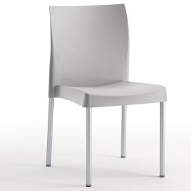 CIS-7055-G Chaise de terrasse en polypropylène gris
