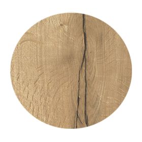 LYR-1180-70 Plateau stratifie HPL diametre 70 cm chant 45mm couleur chene halifax naturel