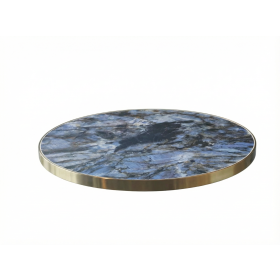 LTR-OC-70010-60 PLATEAU BLEU D.60CM CERCLAGE CHAMPAGNE