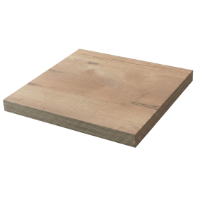 LYC-1180-60 Plateau stratifie HPL 60x60 cm chant 45mm couleur chene halifax naturel