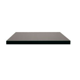 LYC-240-70X70 Plateau de table en bois placage couleur wengé DESTOCKAGE
