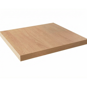 LYC-3395-50X50 Plateau stratifie HPL 50X50 cm chant 45mm couleur chene de cordbrige