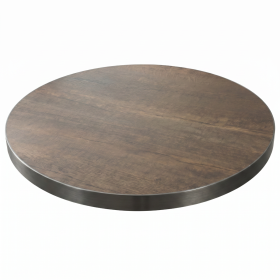 LYR-39484-100 Plateau stratifie HPL 100 cm chant 40mm couleur chene vieilli clair