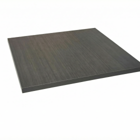 LYC-7291-110X55 Plateau bois stratifié 100x55 cm couleur metal brush épaisseur 40 mm