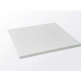 LYC-8949-70  Plateau bois stratifié 70x70 cm couleur blanc épaisseur 26 mm