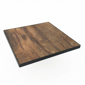 LYC-9087-110X60 Plateau stratifie HPL 110X60 cm couleur chene fonce
