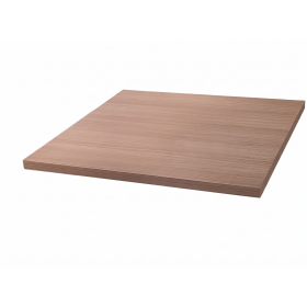LYC-9862-60 Plateau bois stratifié 60x60 cm couleur earth cedan épaisseur 26 mm