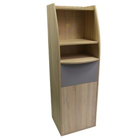 MVE-700225-CHOA Meuble micro-onde et poubelle salle de restaurant Chêne chianti