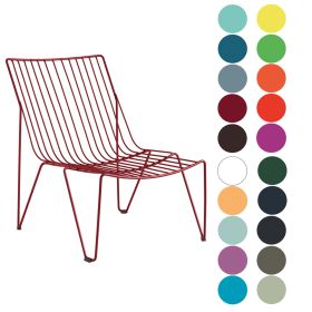 CIS-8022 Fauteuil lounge de terrasse acier galvanisé couleur au choix