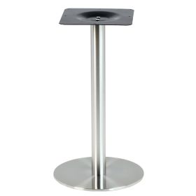 PCH-18-43 Pied de table en inox brosse base ronde ultra plat