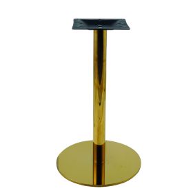PCO-18-43 Pied de table en or brillant base ronde ultra plat