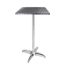 TRA-256CT60 Table haute terrasse alu/inox