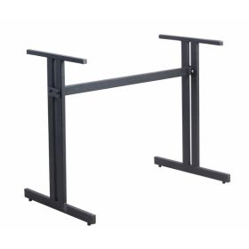 PZN-TT24 Pied de table avec barre de renfort laterale en acier noir top prix