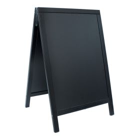 SSBSBL85 Chevalet de trottoir en pin vernis noir 54*85 cm