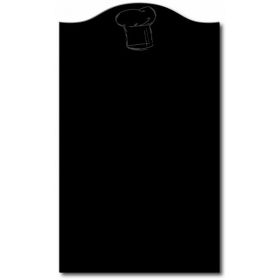 C-6062 Panneau ardoise mural motif toque 70x50 cm