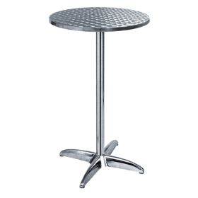 TRA-242RT60 Table haute terrasse alu/inox