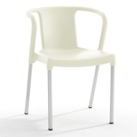 CIS-7001-BE Fauteuil de terrasse en polypropylène beige