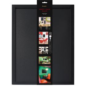 Ardoise noir cadre bois noir 1er prix 40*60 cm