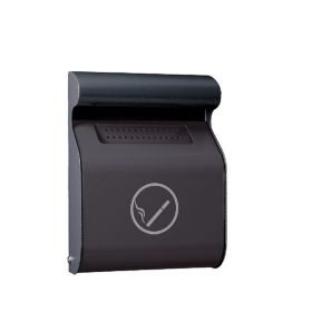 WMM103014 Cendrier mural exterieur gris manganese 3L