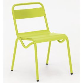 CIS-7202-P Chaise de terrasse acier peinte couleur pistache