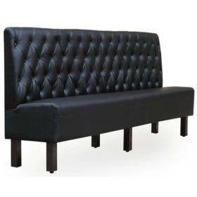 BANQ-3 Banquette capitonnée ambiance bar pub  - prix au mètre linéaire sur commande