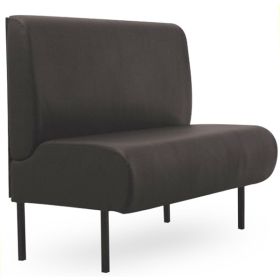 BANQ-07-M-110  Banquette restaurant simple couleur marron 110 cm - en stock