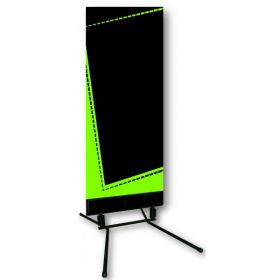 C-1042 Stop-trottoir panneau menu ardoise 60x156 cm vert