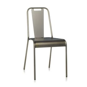 CBC-3000 Chaise vintage tout metal empilable