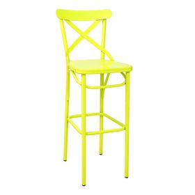 CMG-15332 Chaise haute bistrot metallique de couleurs