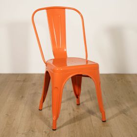 CMI-221-OG Chaise empilable couleur orange